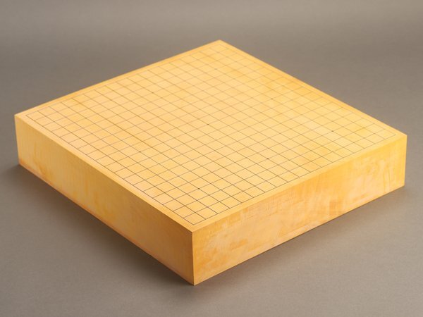【流】囲碁道具 本榧 卓上 置碁盤 盤厚9.2ｃｍ KV200_画像1