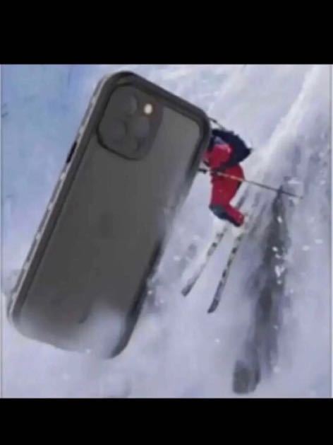 iPhone 12Pro 防水ケース IP68防水 全面カバー 耐衝撃 超薄型 透明 クリア 無線充電対応 防塵防雪 傷防止_画像5
