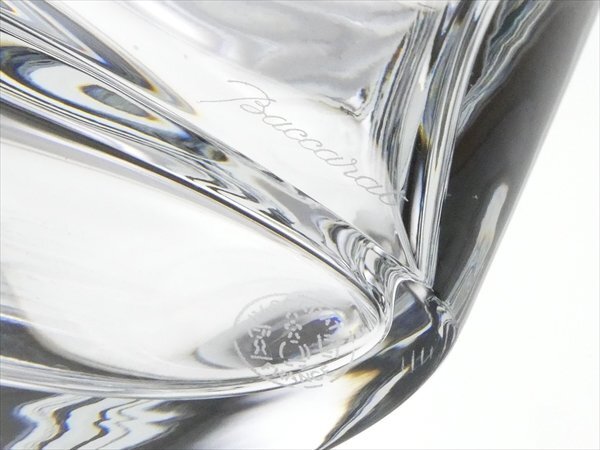 N528 Baccarat バカラ クリスタル メトロノーム ベース 花瓶 飾壷の画像4