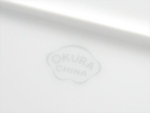 k117 大倉陶園 金彩 花絵 オーバル プラター プレート 大皿 35.5cmの画像4