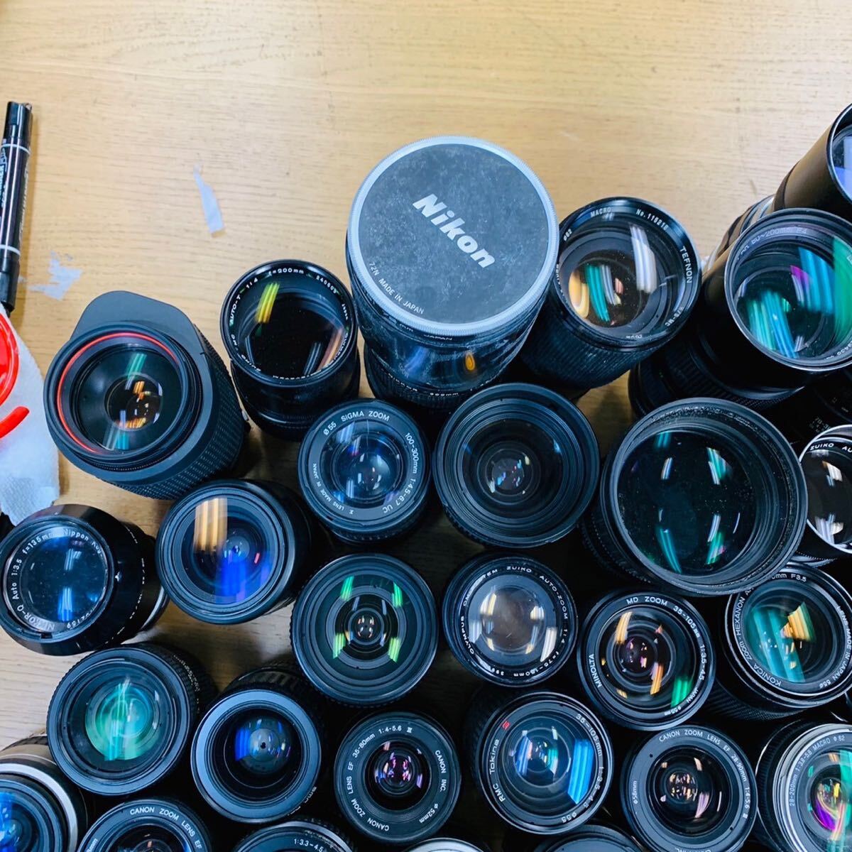 大量カメラレンズまとめ 50本以上 Canon Nikon Olympus Pentax sigma tamronなど 単焦点 望遠レンズ NN705_画像5