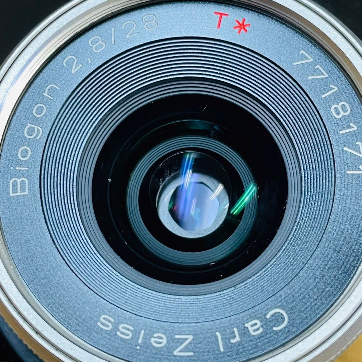 CONTAX Carl Zeiss Biogon 28mm F2.8 単焦点レンズ 動作品 761_画像2