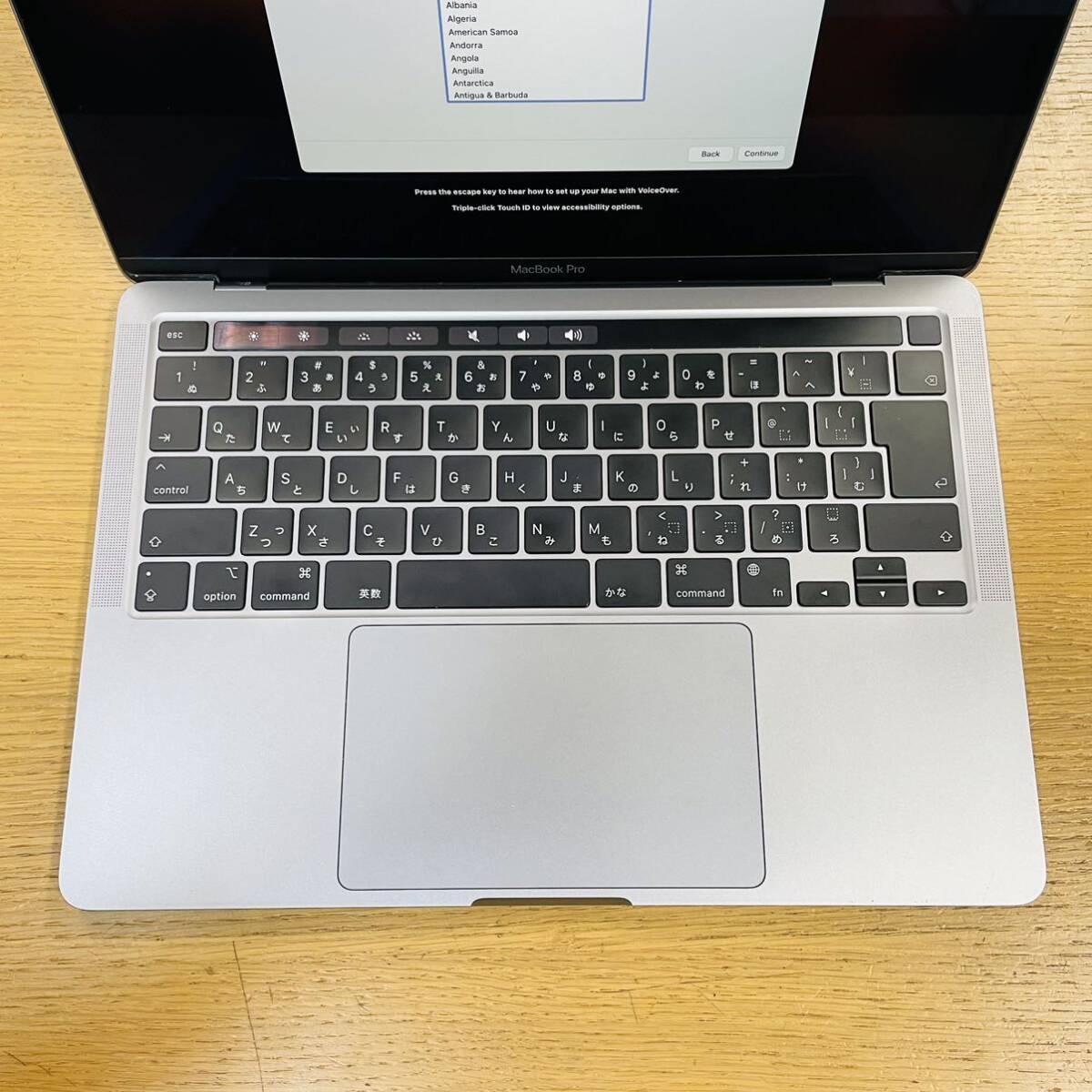 Apple Macbook pro M1 13インチ 16GB 1TB スペースグレイ 充放電138回 バッテリー94% NN1000 の画像2