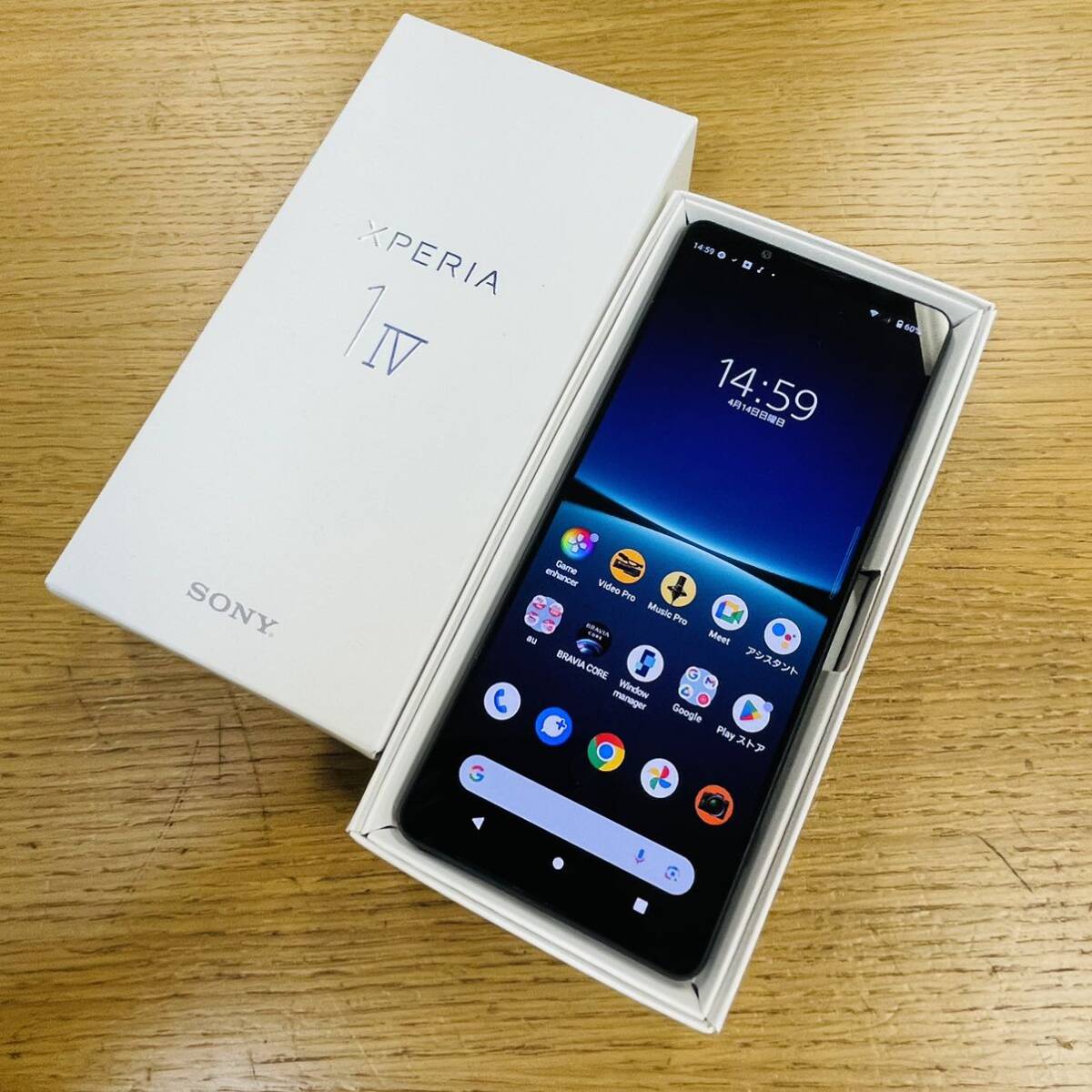 Xperia 1 IV SOG06 ブラック au NN1109_画像1