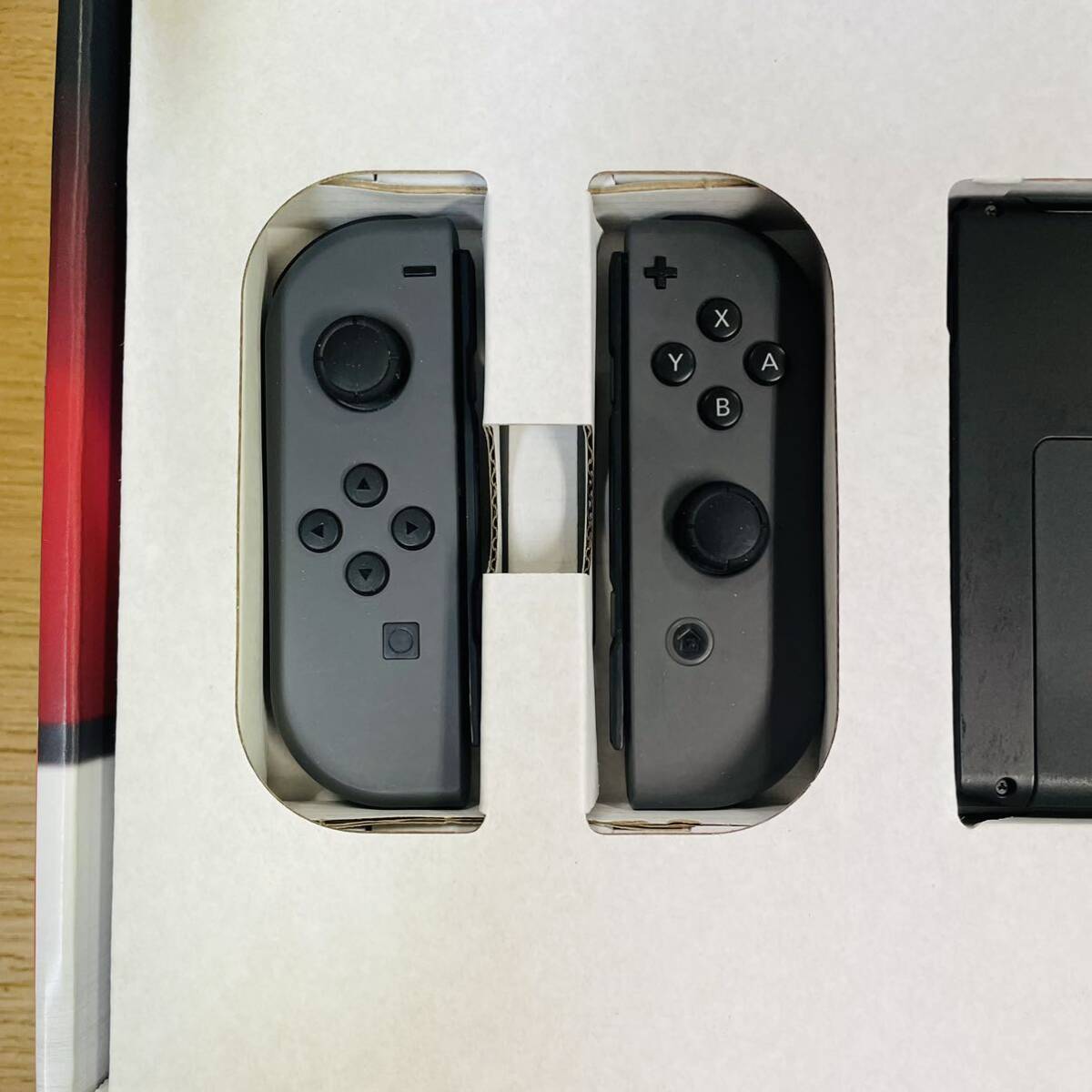 Nintendo ニンテンドースイッチ Joy-Con(L)(R)グレー HAC-S-KAAA 初期型 NN882の画像2