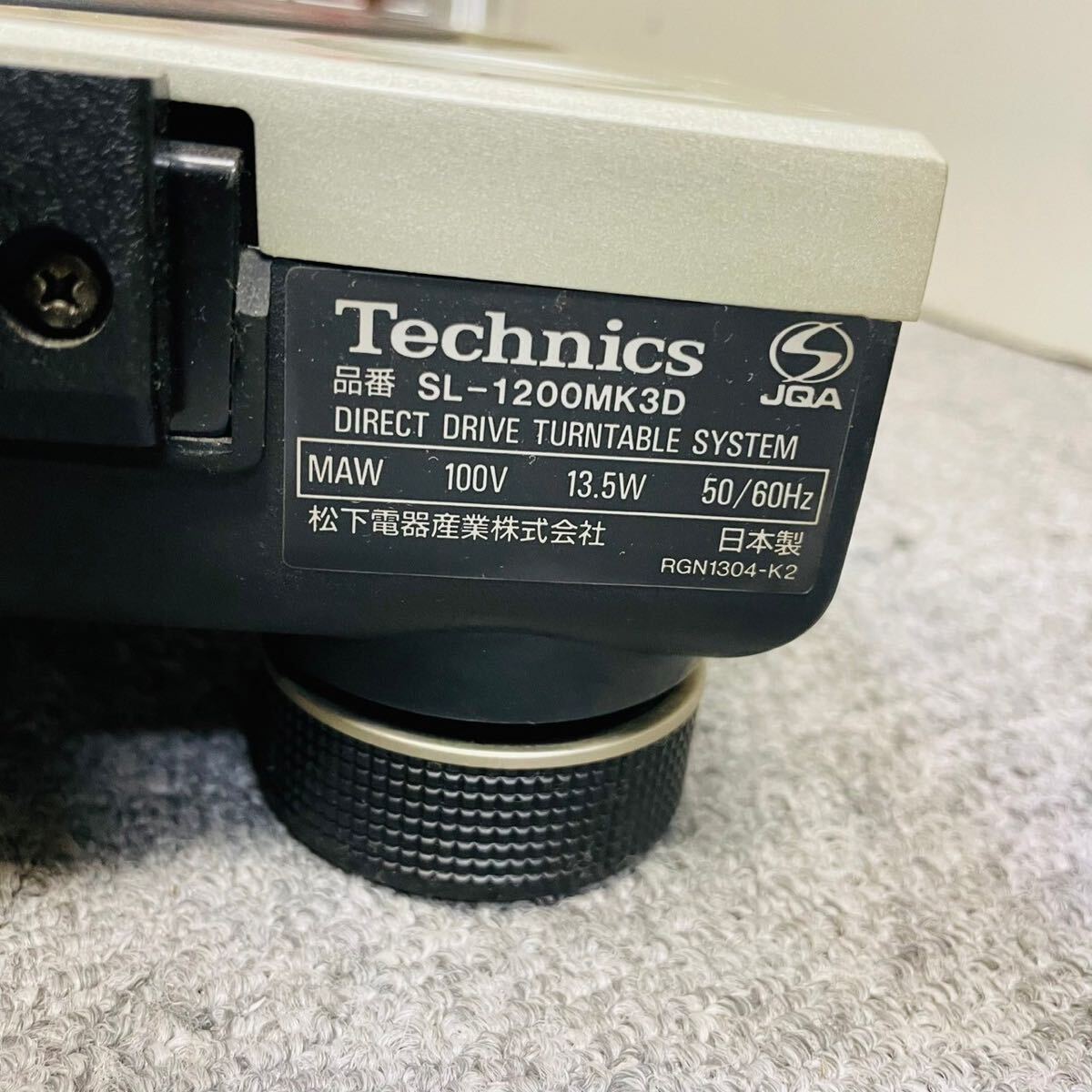 Technics SL-1200MK3D ダイレクトターンテーブテクニクス 元箱付き NN1166_画像9