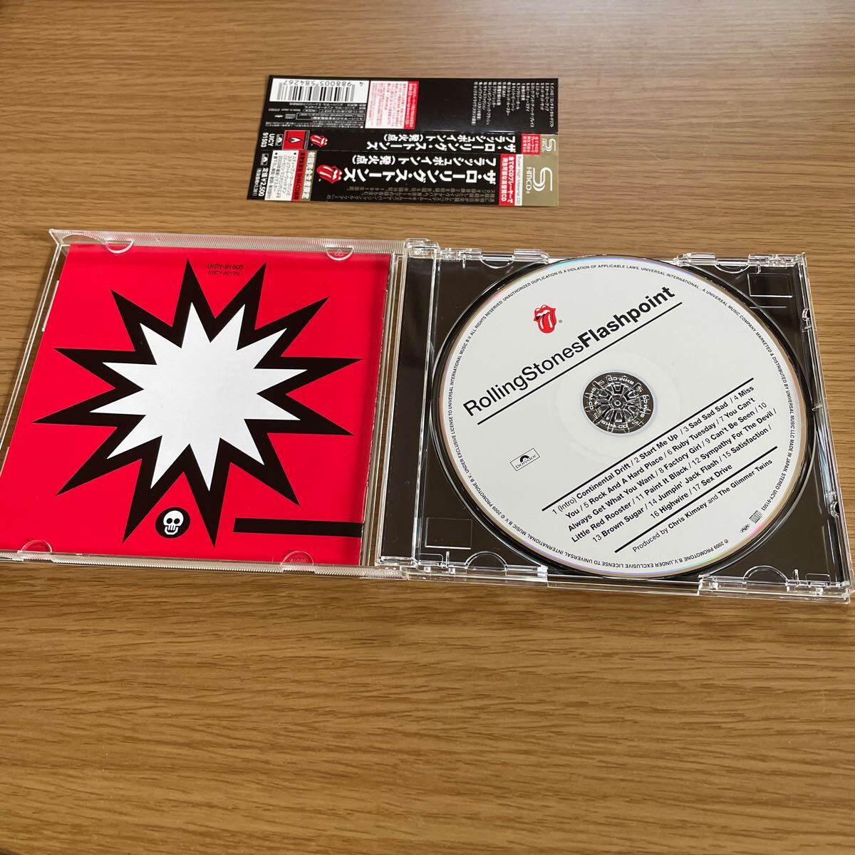フラッシュポイント （発火点） （初回受注完全生産限定） ザローリングストーンズ国内盤CD の画像2
