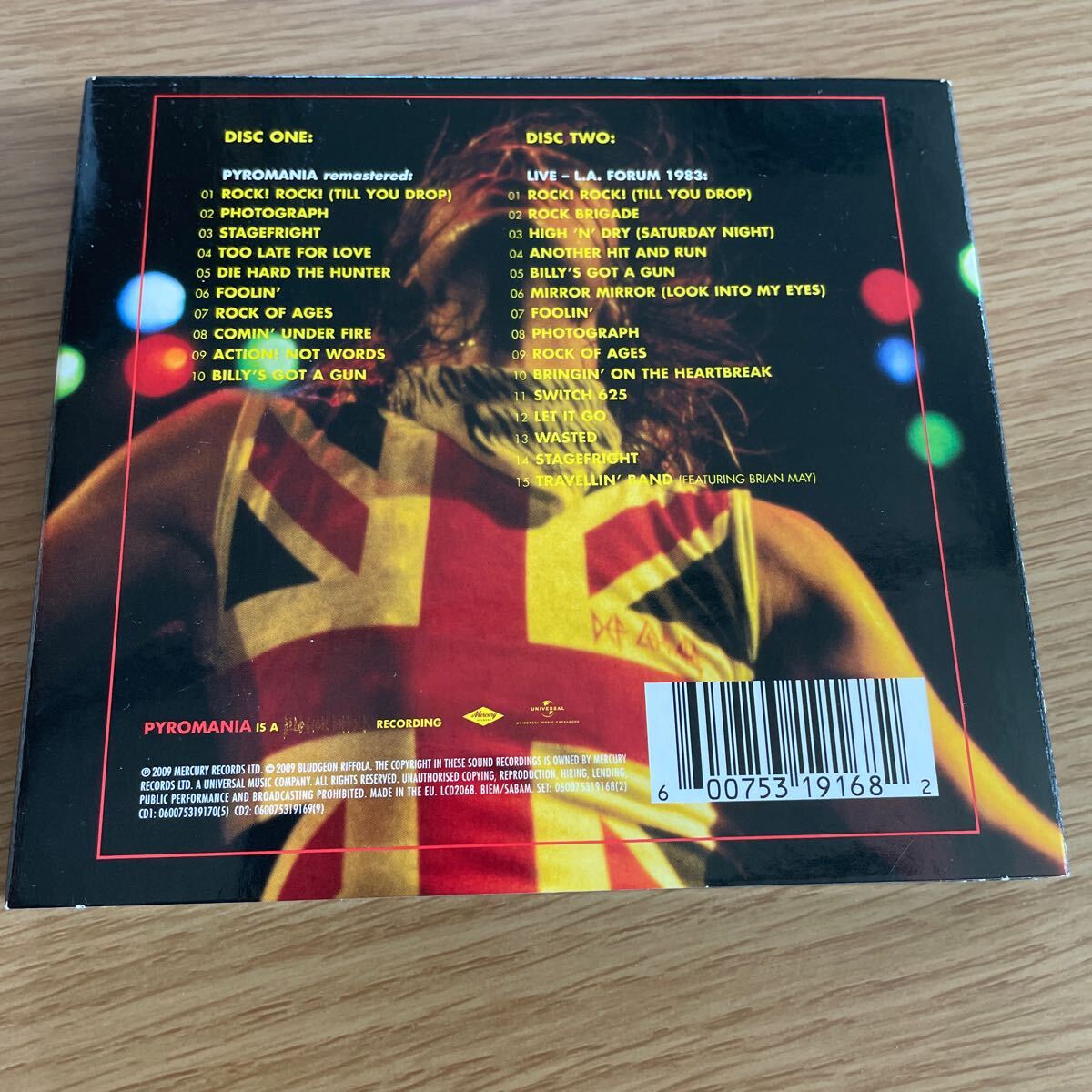 Def Leppard デフ・レパード　Pyromania EU輸入盤CD 2枚組　リマスター_画像5