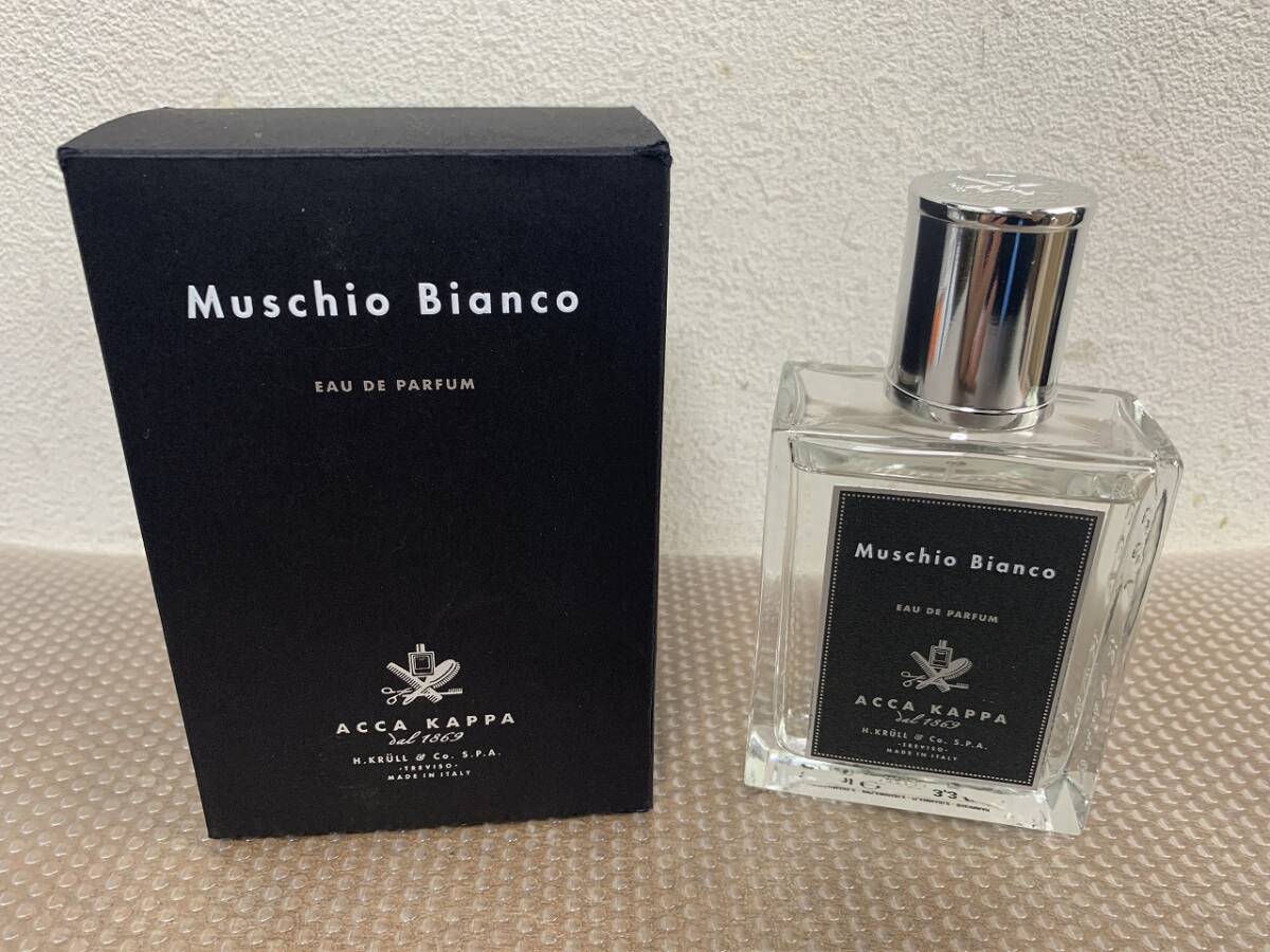 ☆13381 ACCA KAPPA Muschio Bianco EDP 100ml 香水 アッカパッカ オードパルファン 箱付き☆の画像1