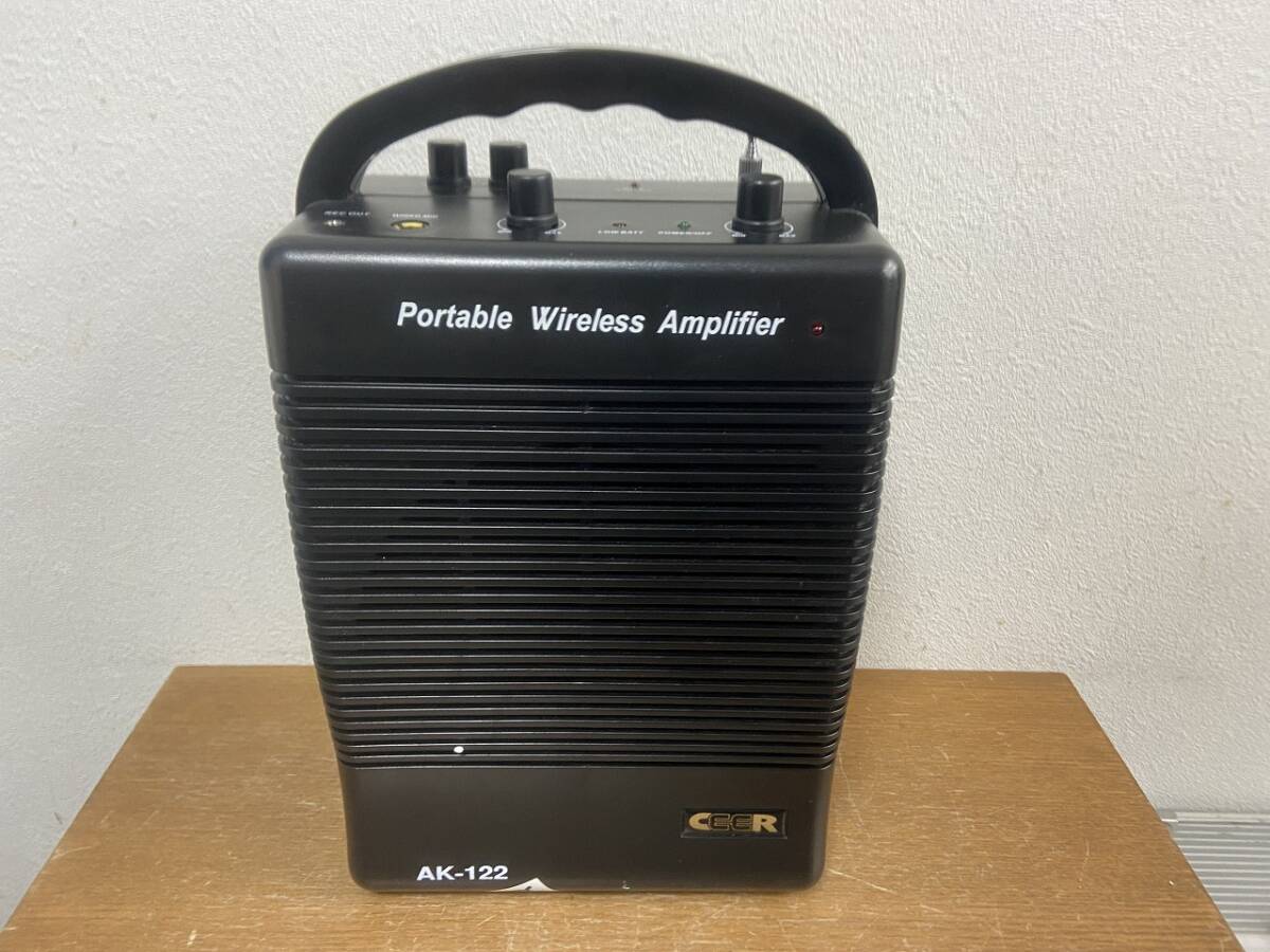13389★CEER Portable Wireless Amplifier ポータブルワイヤレスアンプ AK122の画像2