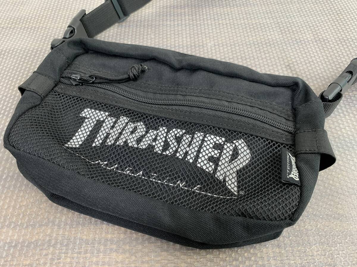 13348-c*THRASHER Thrasher 2WAY shoulder bag waist bag black black 