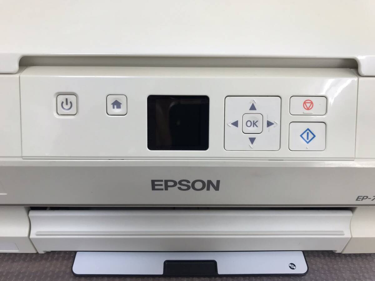 13630/ EPSON/エプソン インクジェット プリンター 複合機 EP-707A 2014年製 通電確認のみの画像2