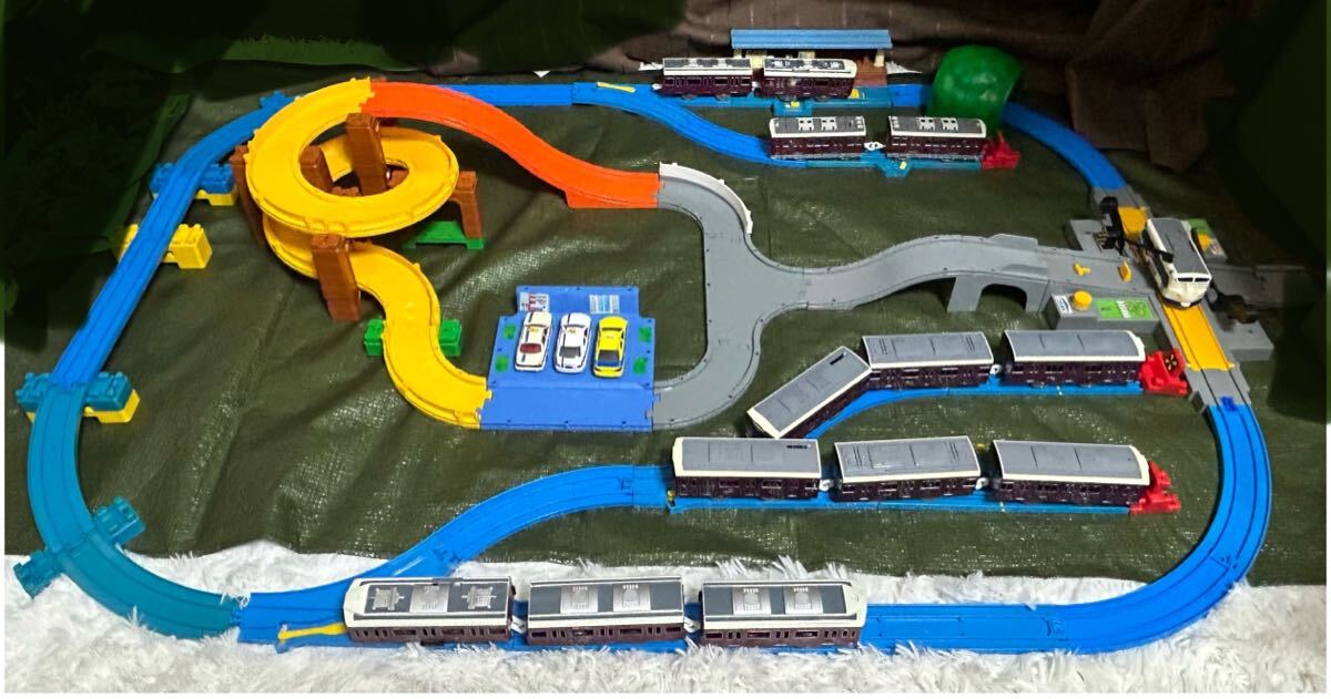  Plarail layout auto . cut Tomica system . sudden electro- iron 1000 series 9000 series 7000 series large amount 