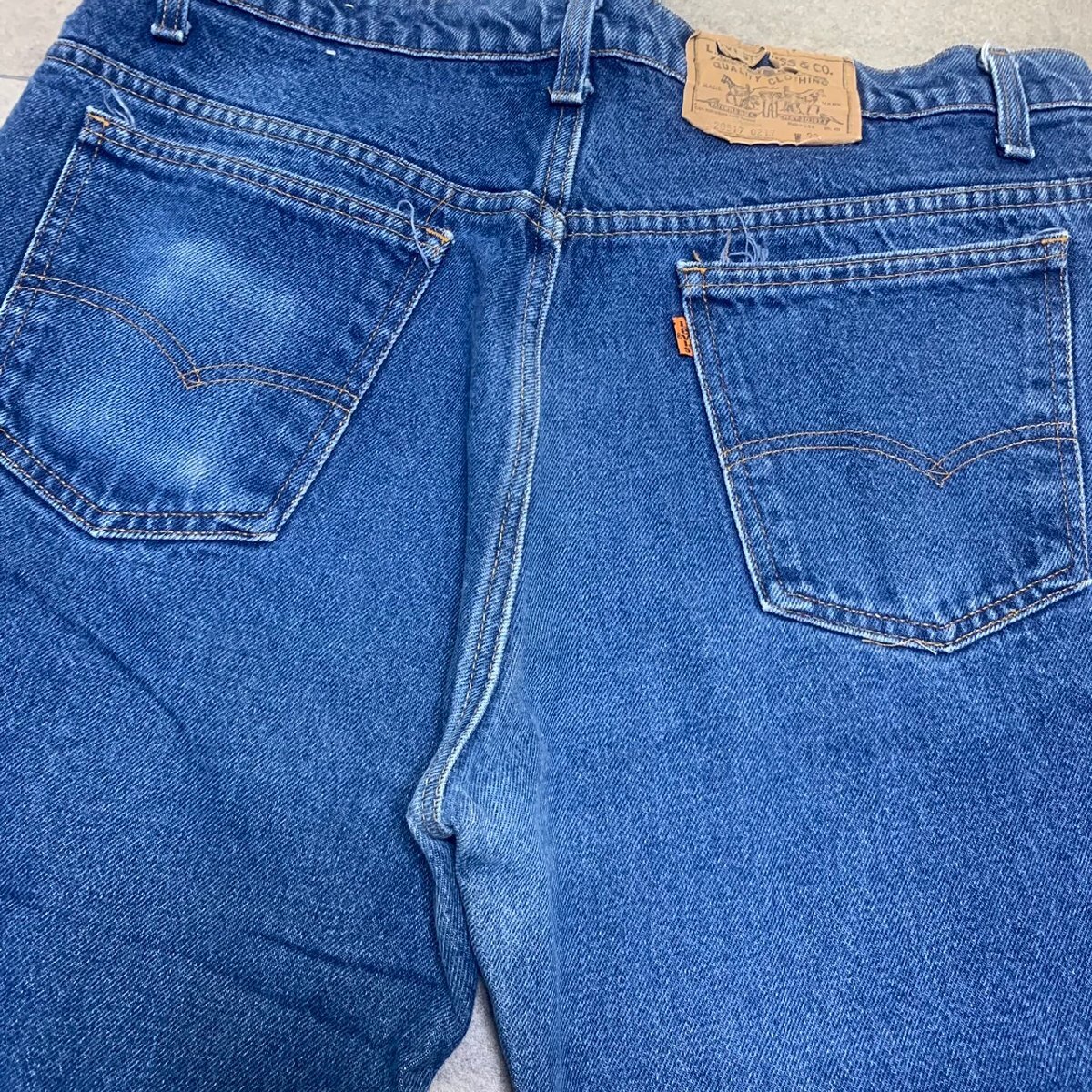 USA製 80年代 Levi's 517 ビンテージ デニム 38×32 刻印575 MADE IN USA 80s_画像9