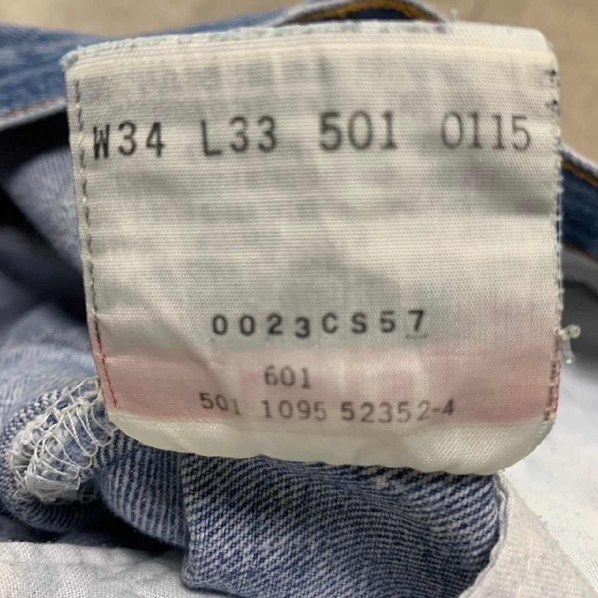 USA製 90年代 Levi's 501 ビンテージ デニム 34×33 刻印501 MADE IN USA 90s_画像6