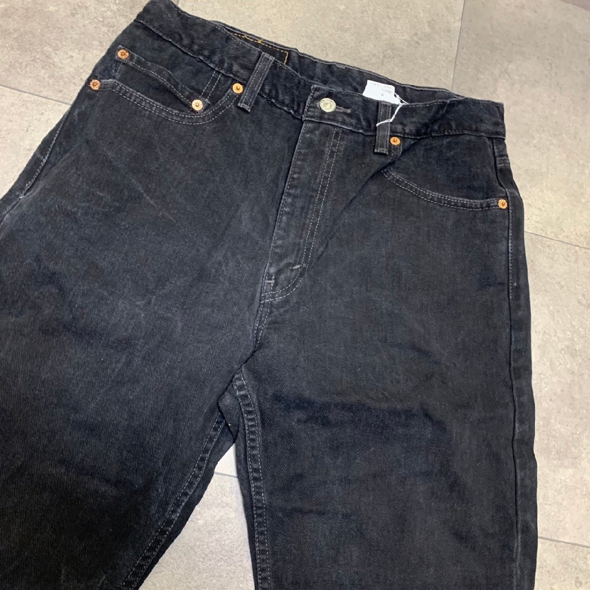 MEXICO製 00年代 Levi's 505 ビンテージ ブラックデニム 34×34 刻印855 MADE IN MEXICO 00s 後染め サルファーの画像10