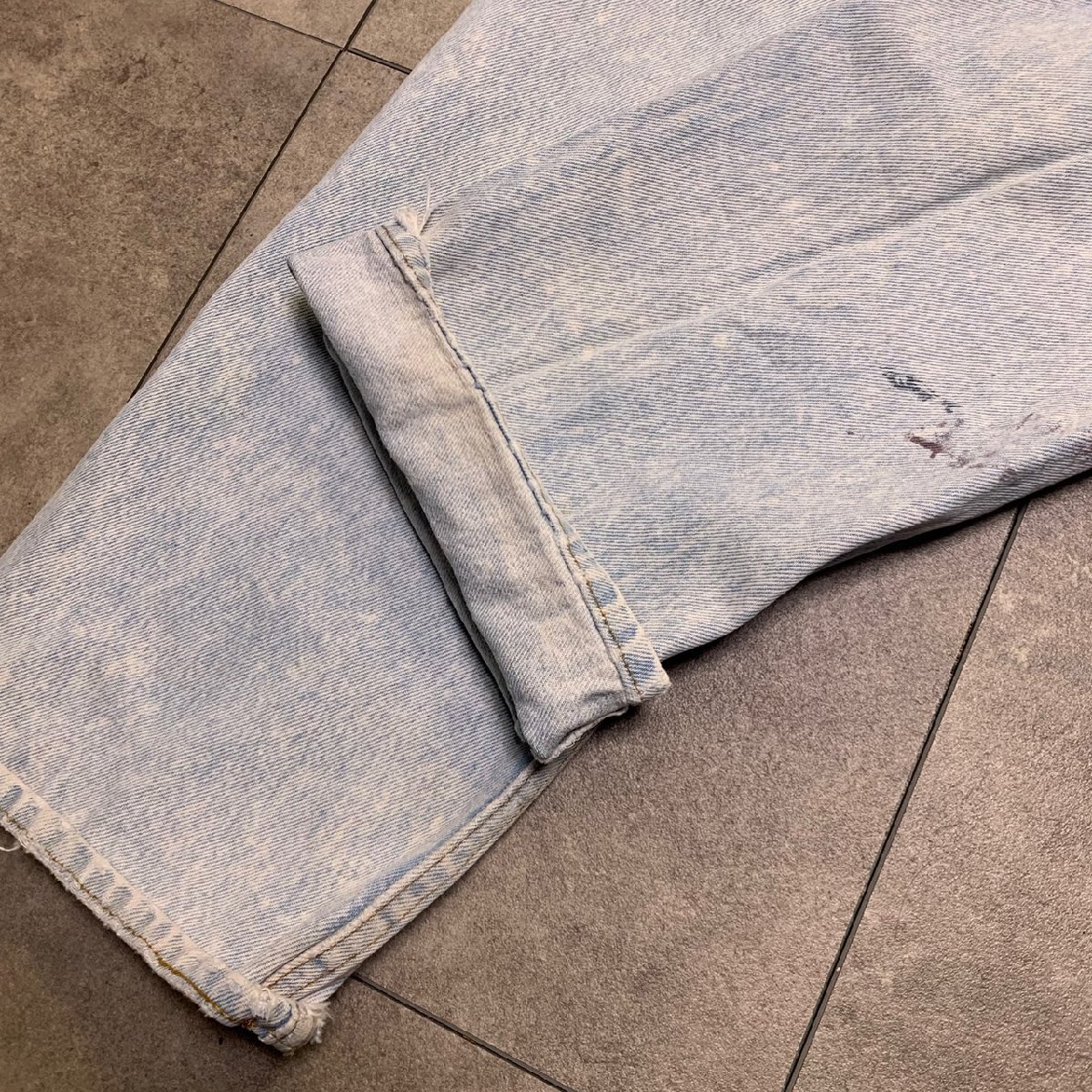 USA製 80年代 Levi's 501 ビンテージ デニム 34×32 刻印532 MADE IN USA 80s 脇割り ハチマルの画像10