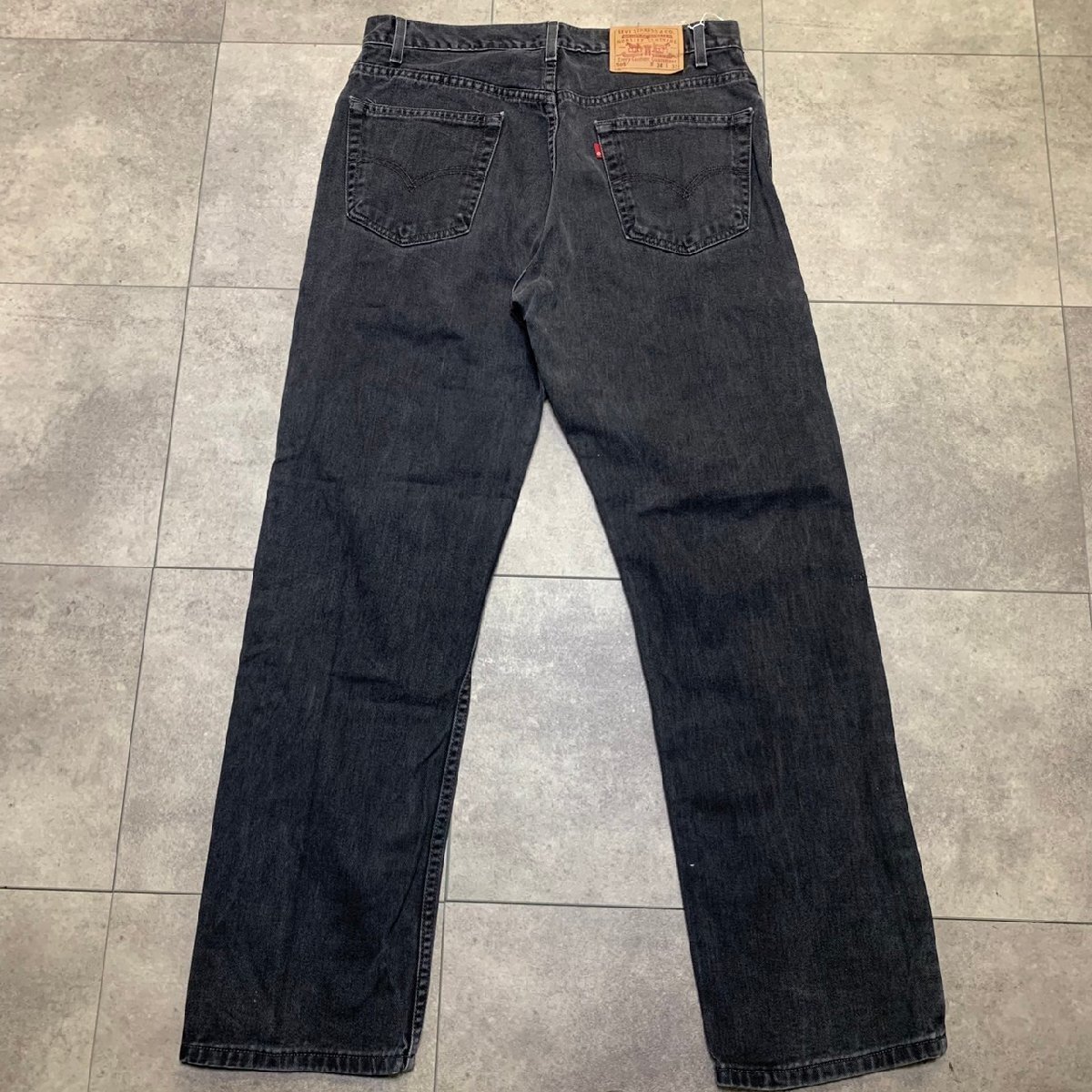 MEXICO製 00年代 Levi's 505 ビンテージ ブラックデニム 34×32 刻印230 MADE IN MEXICO 00s 後染め サルファーの画像2