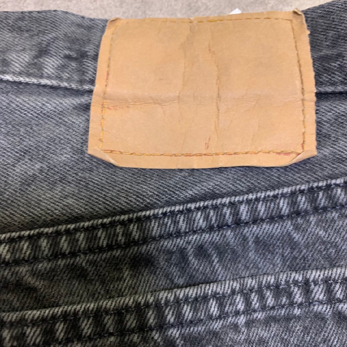 USA製 90年代 Levi's 501 ビンテージ デニム 34×30 刻印524 MADE IN USA 90s 後染め サルファー_画像3