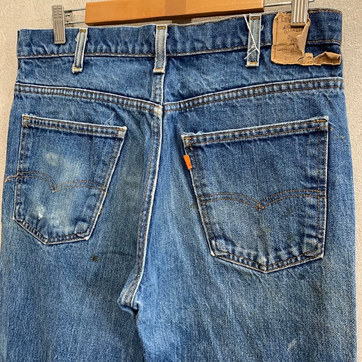 USA製 80年代 Levi's 517 ビンテージ デニム 34×32 刻印532 MADE IN USA 80s_画像6