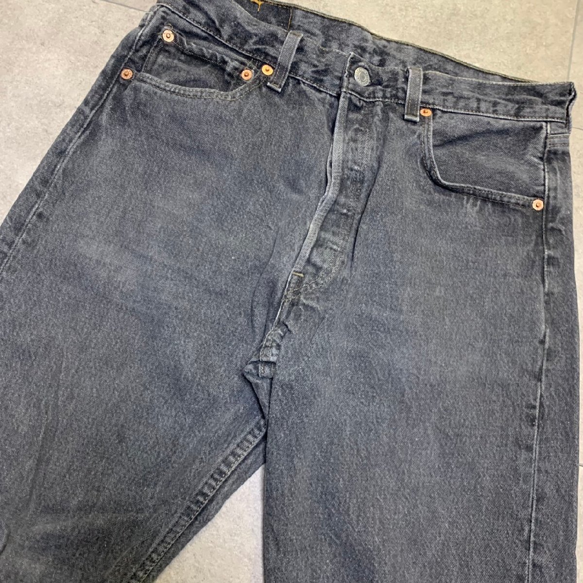 USA製 90年代 Levi's 501 ビンテージ デニム 33×30 刻印653 MADE IN USA 90s 先染めの画像9