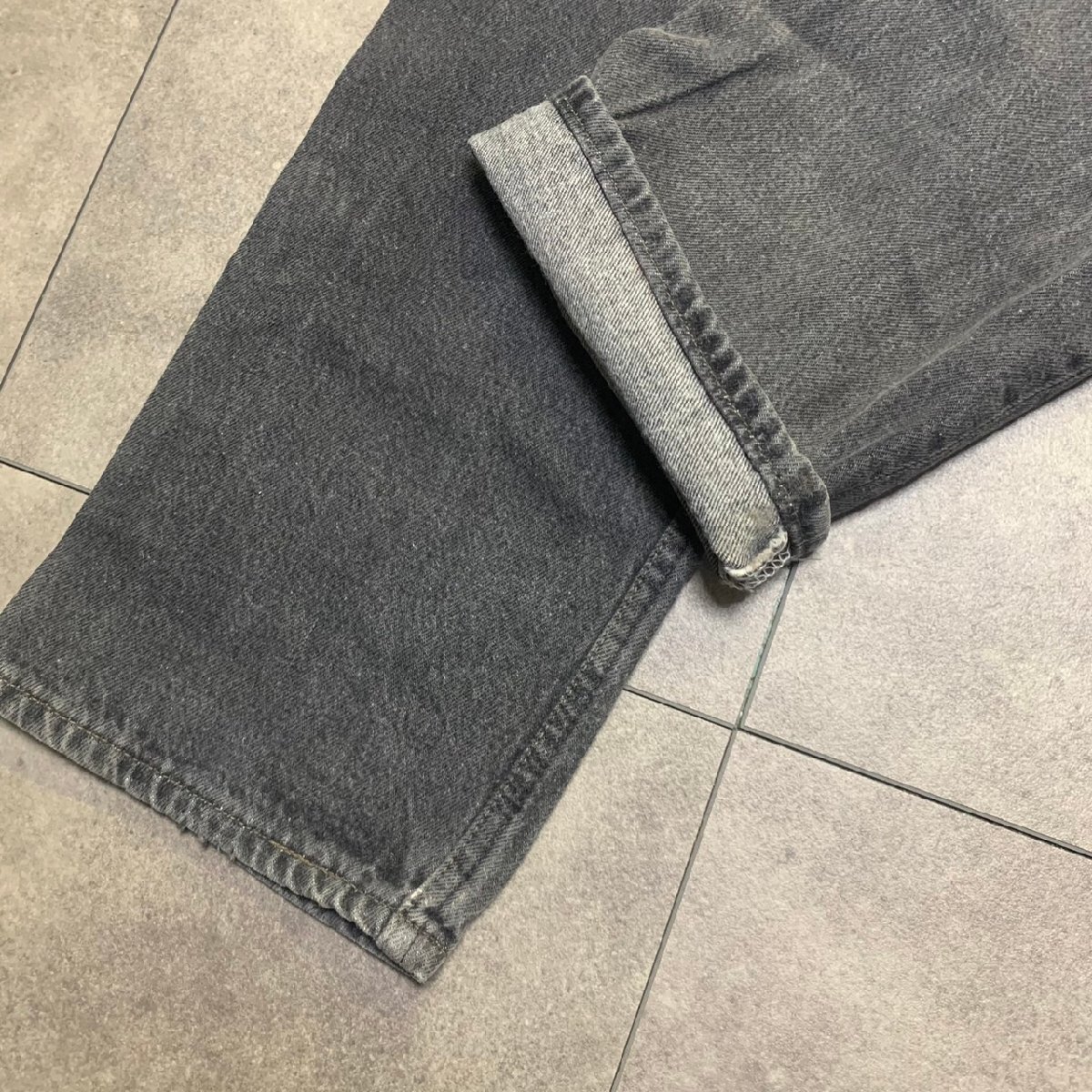 USA製 90年代 Levi's 501 ビンテージ デニム 33×30 刻印653 MADE IN USA 90s 先染めの画像10