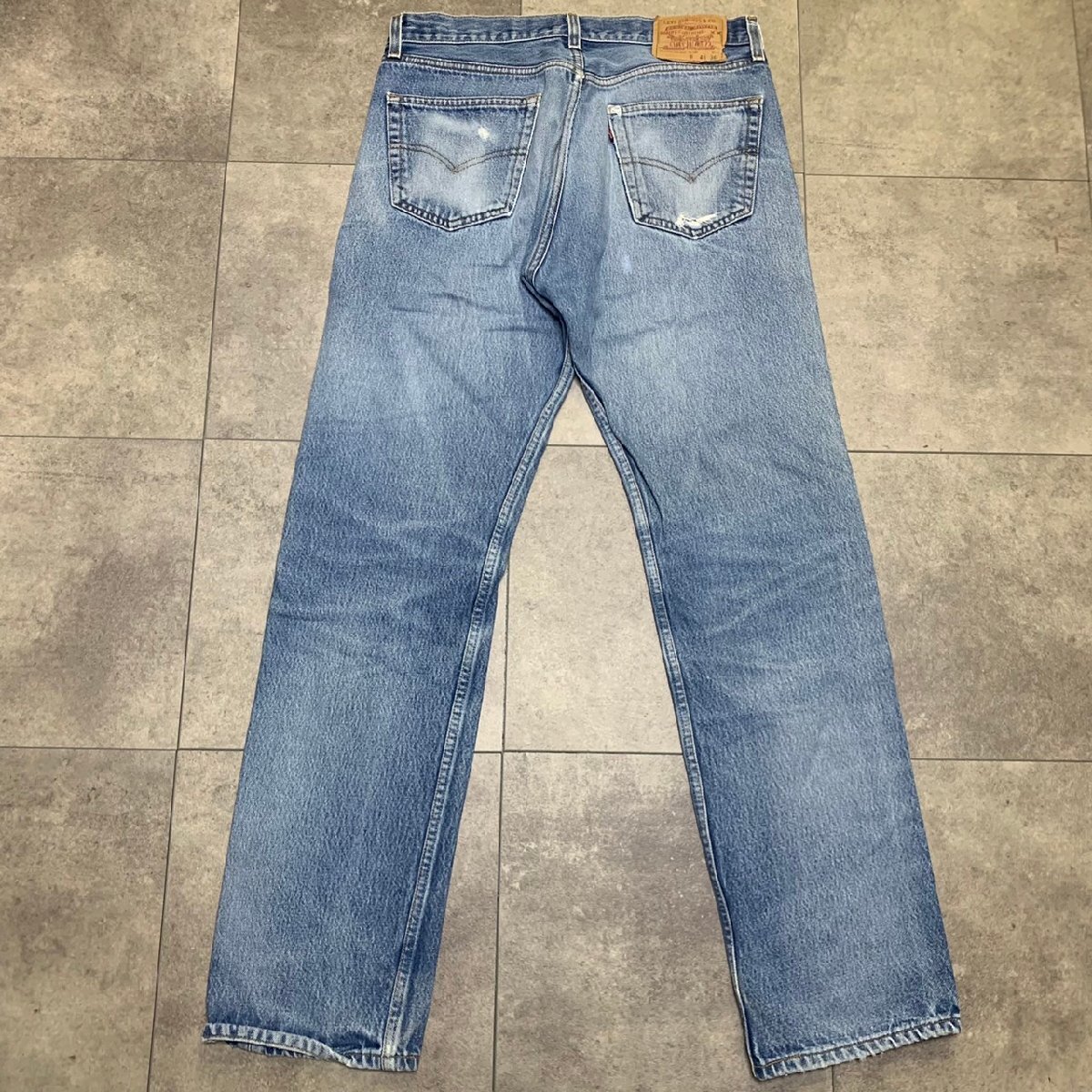 MEXICO製 00年代 Levi's 501 ビンテージ デニム 34×36 刻印647 MADE IN MEXICO 00sの画像2