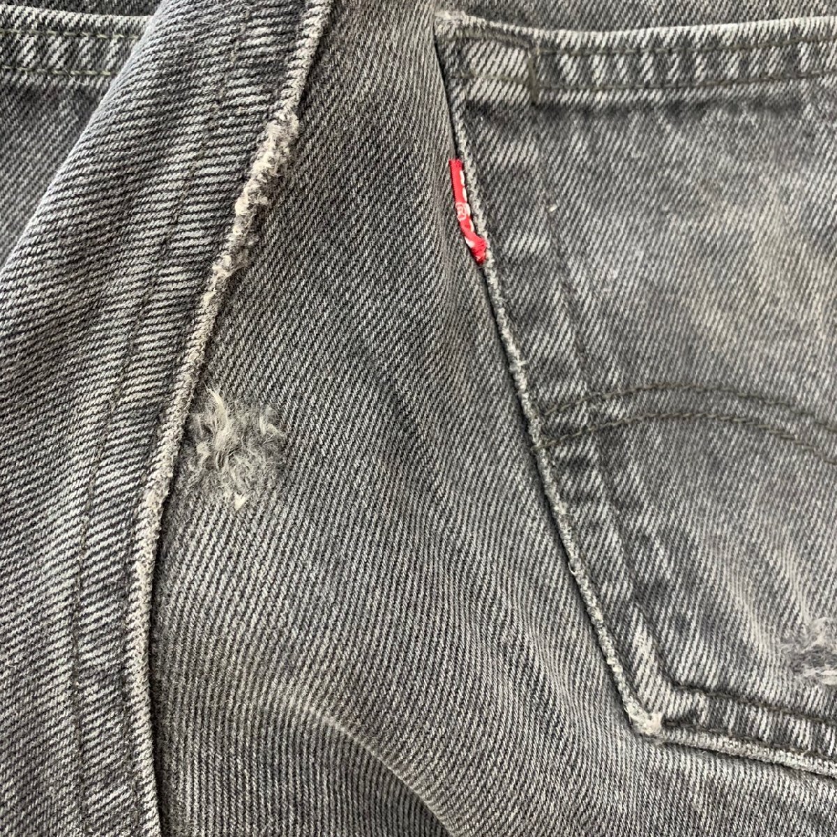 USA製 90年代 Levi's 501 ビンテージ デニム 31×32 刻印522 MADE IN USA 90s 後染めの画像7