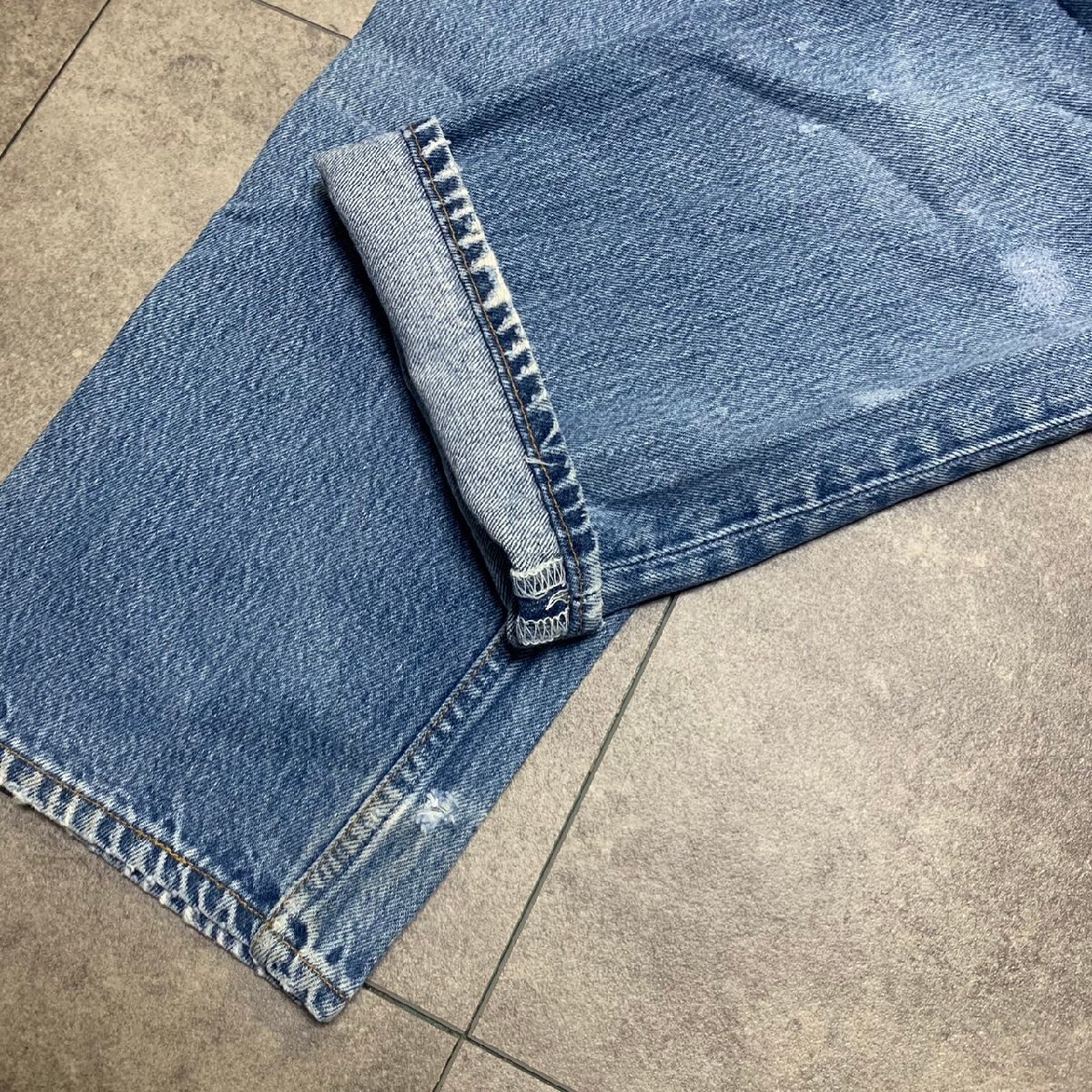 USA製 90年代 Levi's 501xx ビンテージ デニム 35×30 刻印524 MADE IN USA 90sの画像10