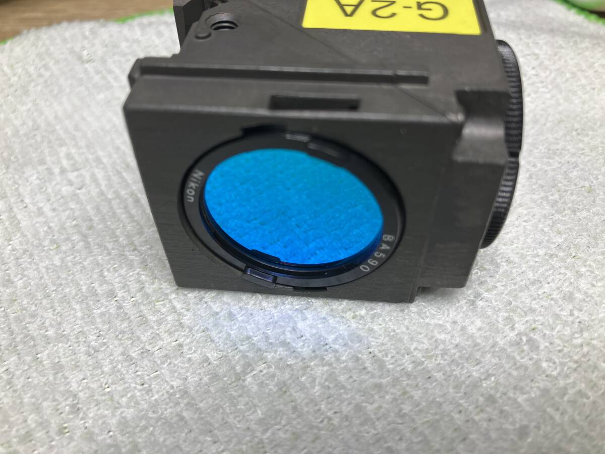 NIKON fluorescence filter Cube G-2A.B-2A set Y-FL for 