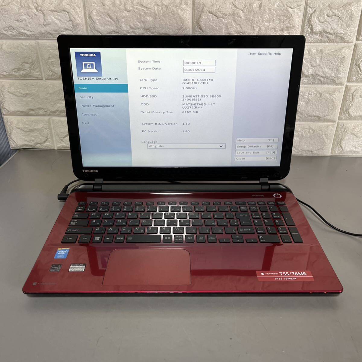 東芝dynabook T55/76MR i7-4510U #2795
