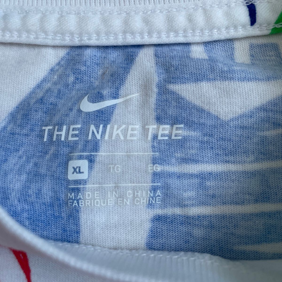 NIKE ナイキ 半袖 Tシャツ サイズXL （160〜170） 総柄の画像2