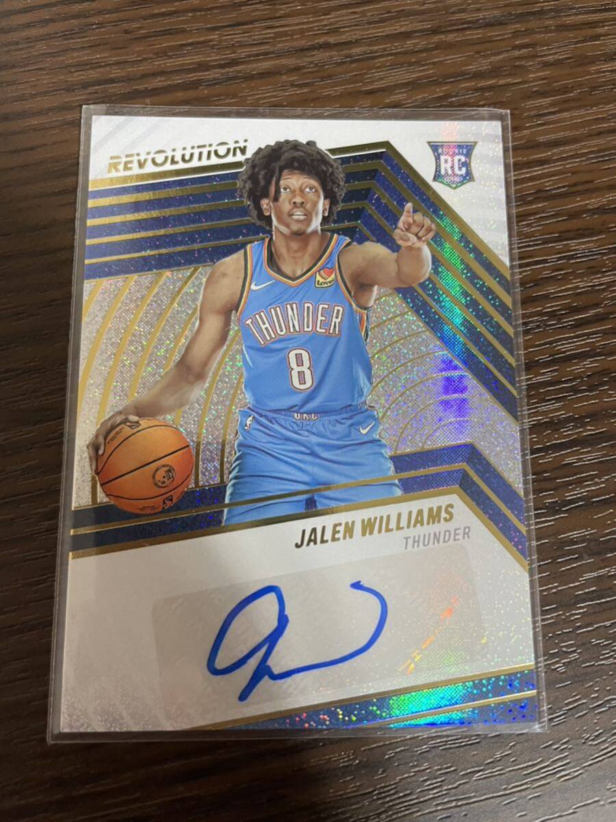 ★Jalen Williams RC Auto★サインカード★22-23 panini revolution no.RA-JLWの画像1