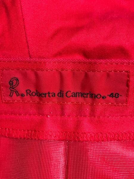ロベルタ ディ カメリーノ Roberta di camerino ボトムス ハーフパンツ サイズ40 M レッド レディース_画像3