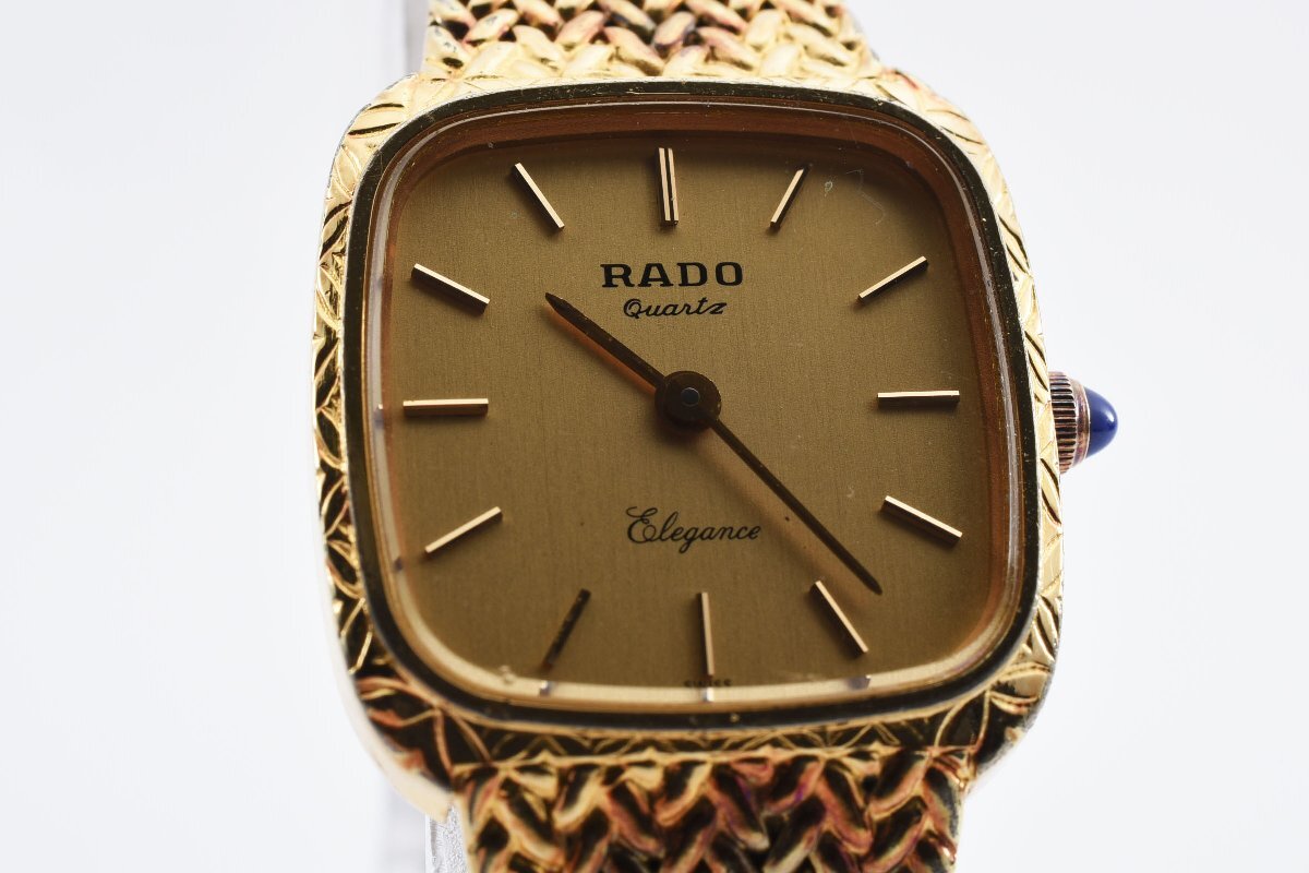ラドー エレガンス ゴールド スクエア 133.9003.2 クオーツ レディース 腕時計 RADO_画像1