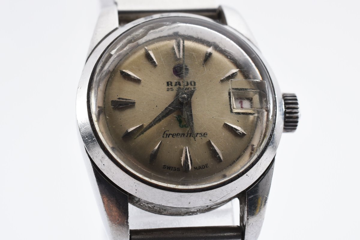 稼働品 ラドー グリーンホース デイト 759 自動巻き レディース 腕時計 RADOの画像1