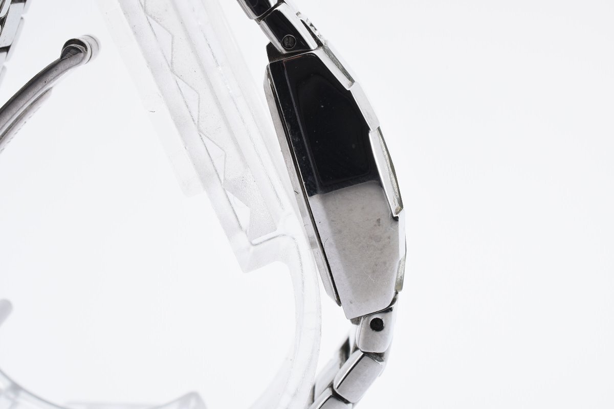 ランチェッティ 石付き スクエア シェル文字盤 LT-6032 クォーツ レディース 腕時計 LANCETTIの画像3