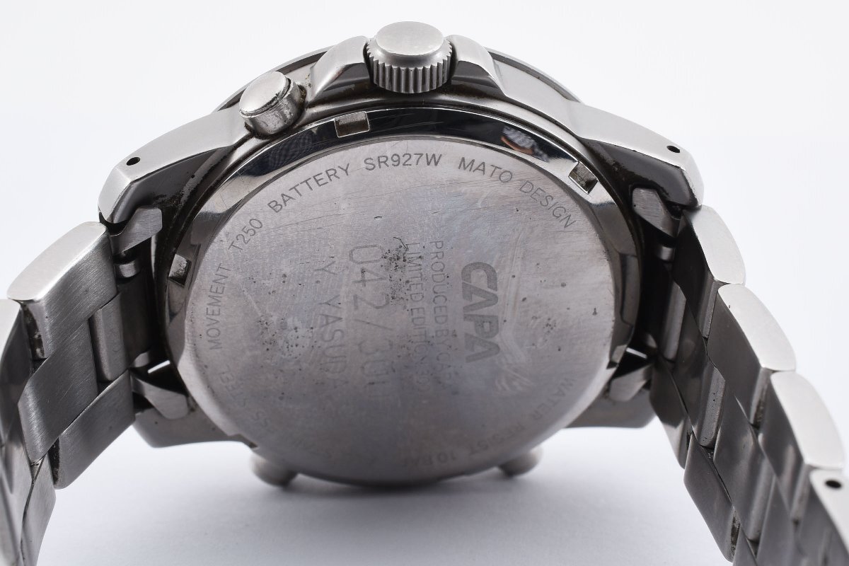 CAPA デジアナ コンパスウォッチ クォーツ メンズ 腕時計 LANCETTIの画像3