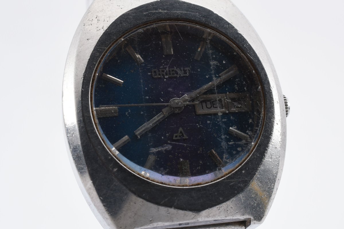 オリエント デイデイト カットガラス F429-28260 自動巻き メンズ 腕時計 ORIENT_画像1