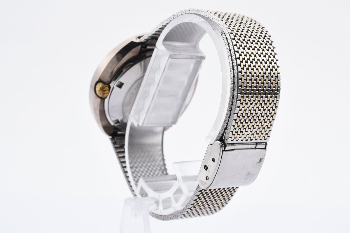 稼働品 二バダ ブランカ タイガーアイ デイト ラウンド 98219 自動巻き メンズ 腕時計 NIVADAの画像4