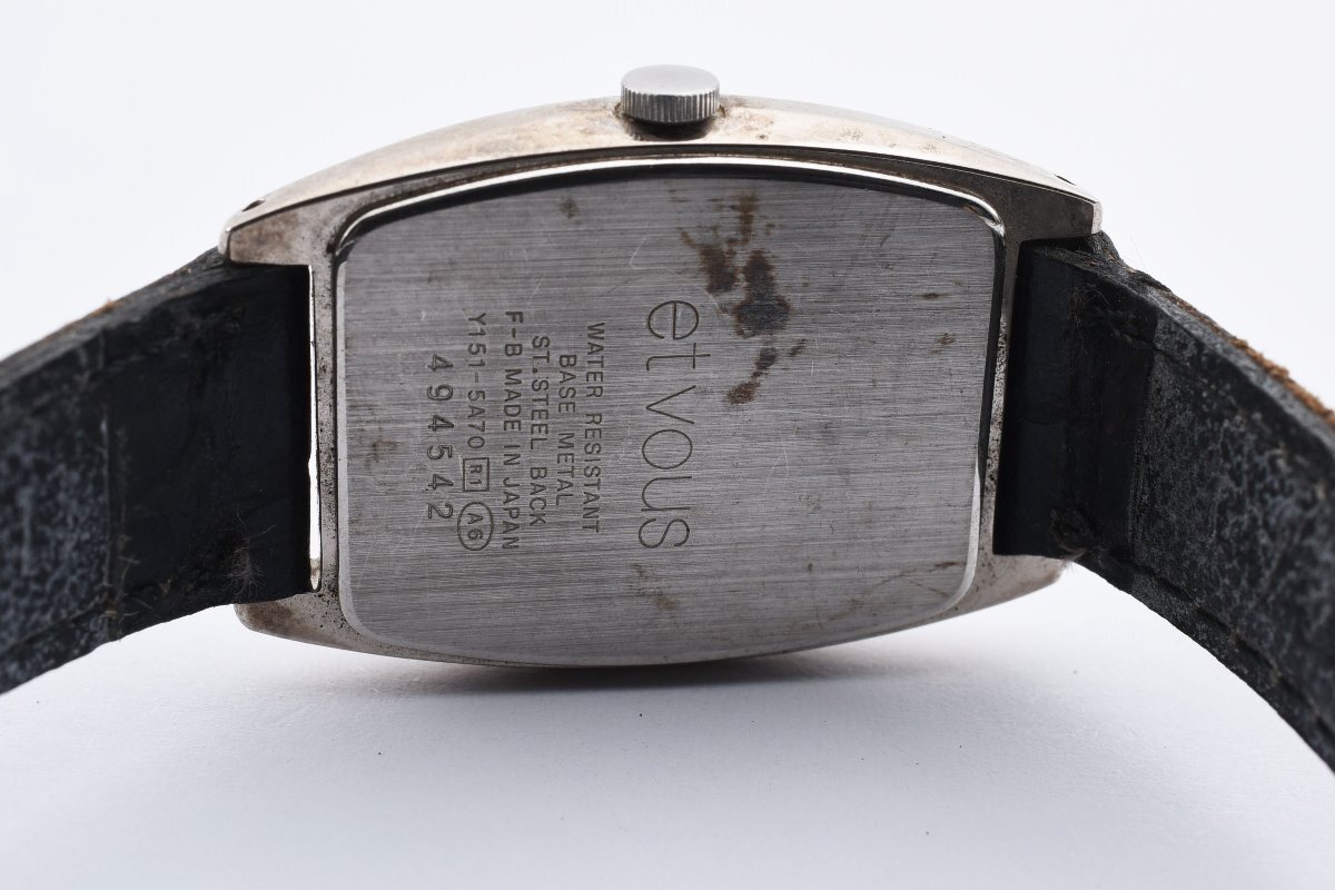 エトヴォス Y151-5A70 スクエア 手巻き レディース 腕時計 etvous_画像3