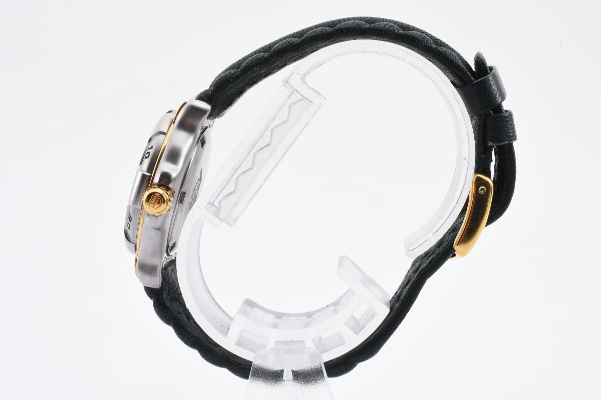 美品 タグホイヤー WH1351-K1 デイト コンビ クォーツ レディース 腕時計 TAGheuerの画像5