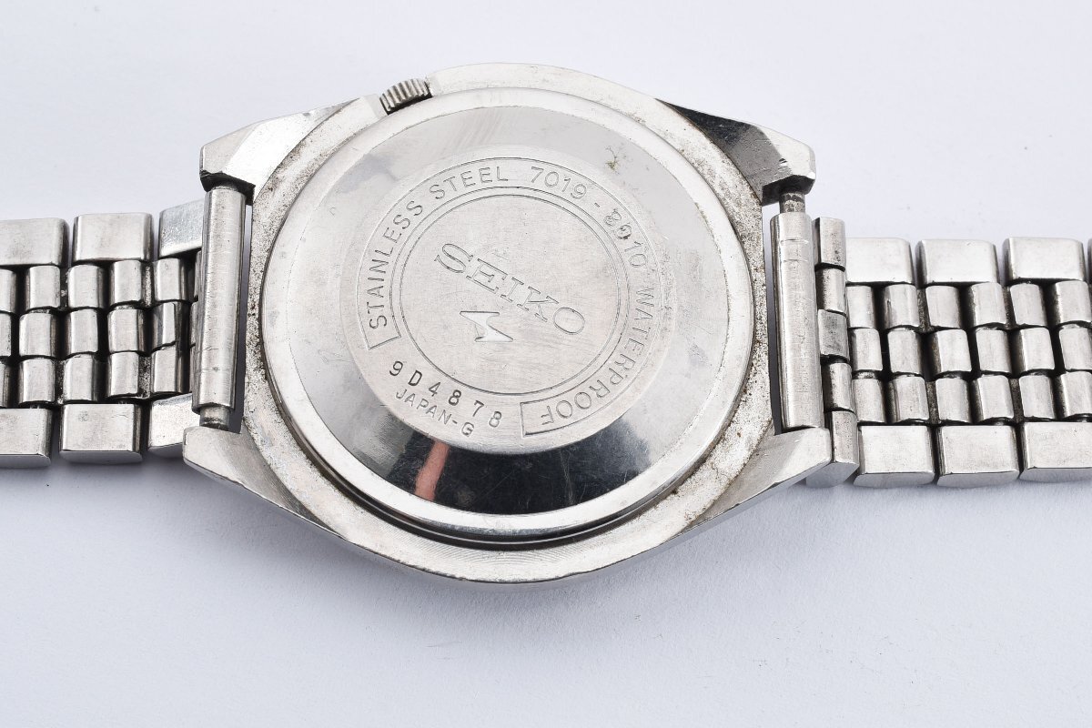 稼働品 セイコー ファイブ アクタス デイデイト 7019-8010 自動巻き メンズ 腕時計 SEIKOの画像7