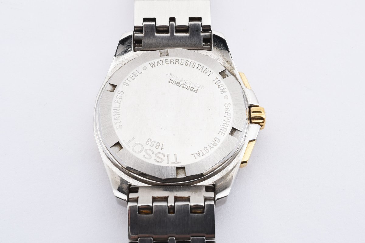 ティソ QKO-BC-6132+ コンビ クォーツ メンズ 腕時計 TISSOTの画像8