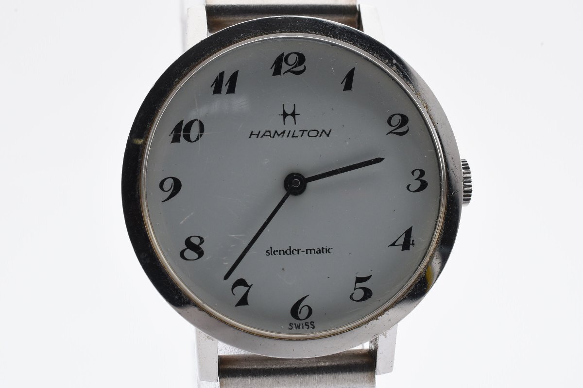 ハミルトン 04023-3 シルバー レディース 手巻き 腕時計 HAMILTONの画像1
