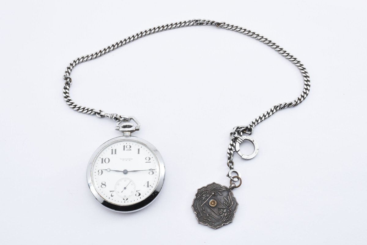 ウォルサム 懐中時計 スモセコ 手巻き メンズ レディース 腕時計 WALTHAMの画像2