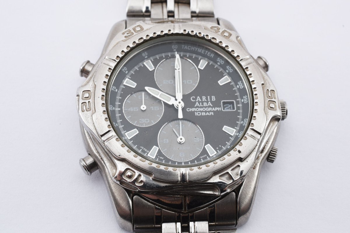 アルバ カリブ Y182-6000 クォーツ メンズ 腕時計 ALBA CARIBの画像1