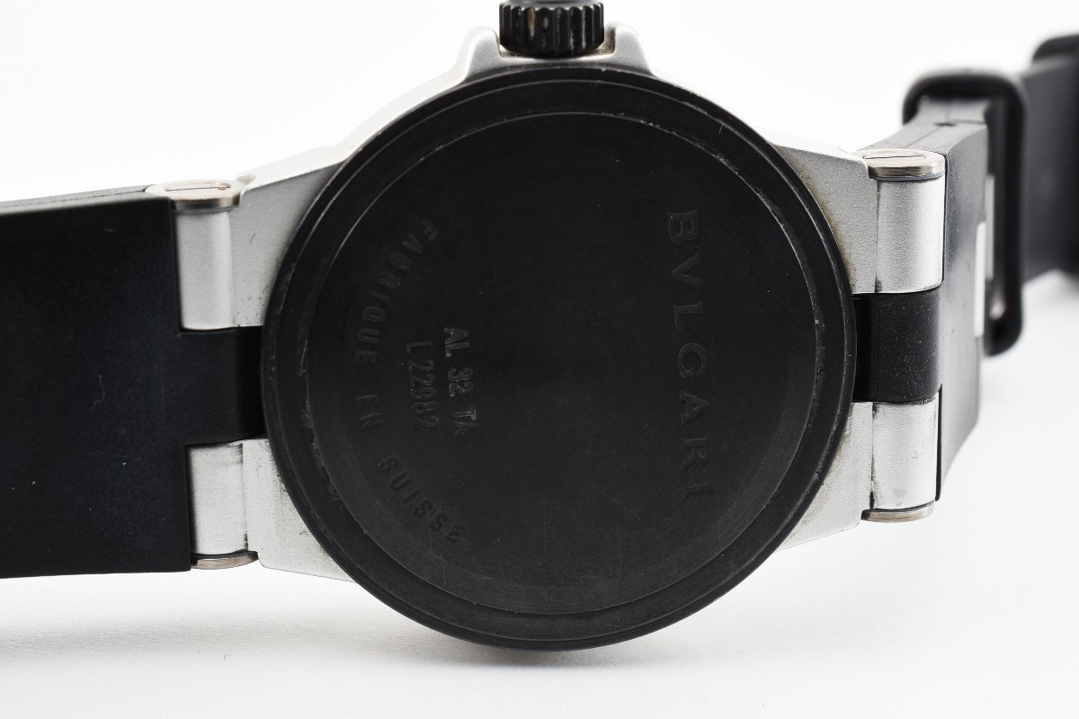 ブルガリ アルミニウム デイト AL32TA クォーツ レディース 腕時計の画像5