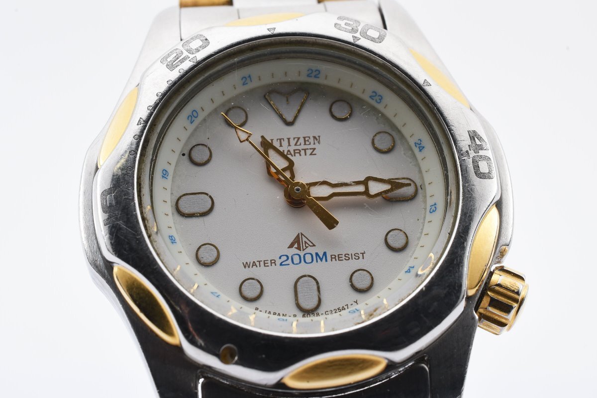 シチズン スクエア ゴールド クオーツ レディース 腕時計 CITIZENの画像1