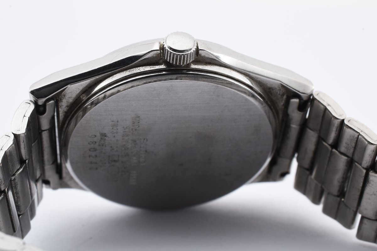 セイコー スプリット デイデイト 7N43-7180 クォーツ メンズ 腕時計 SEIKO_画像5